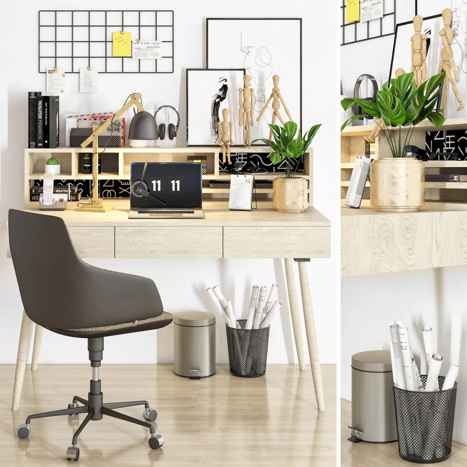 office furniture18 3D Model .c4d .max .obj .3ds .fbx .stl .blend