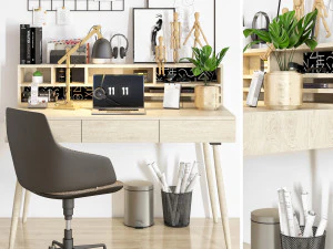 办公家具18 3D 模型