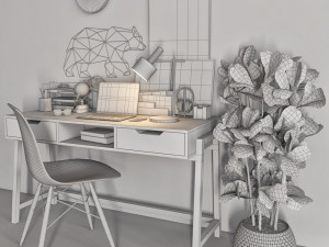 office furniture 17 3D Model