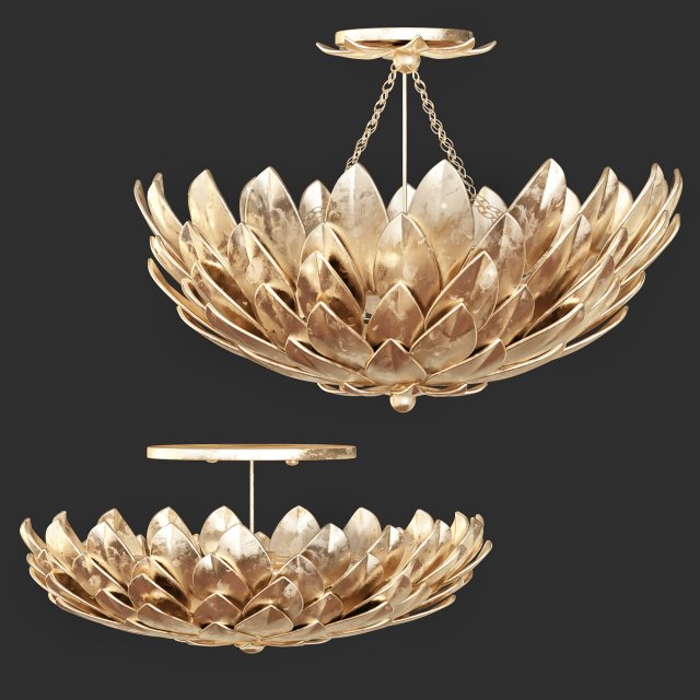 ceiling light 122 3D Model .c4d .max .obj .3ds .fbx .stl .blend 