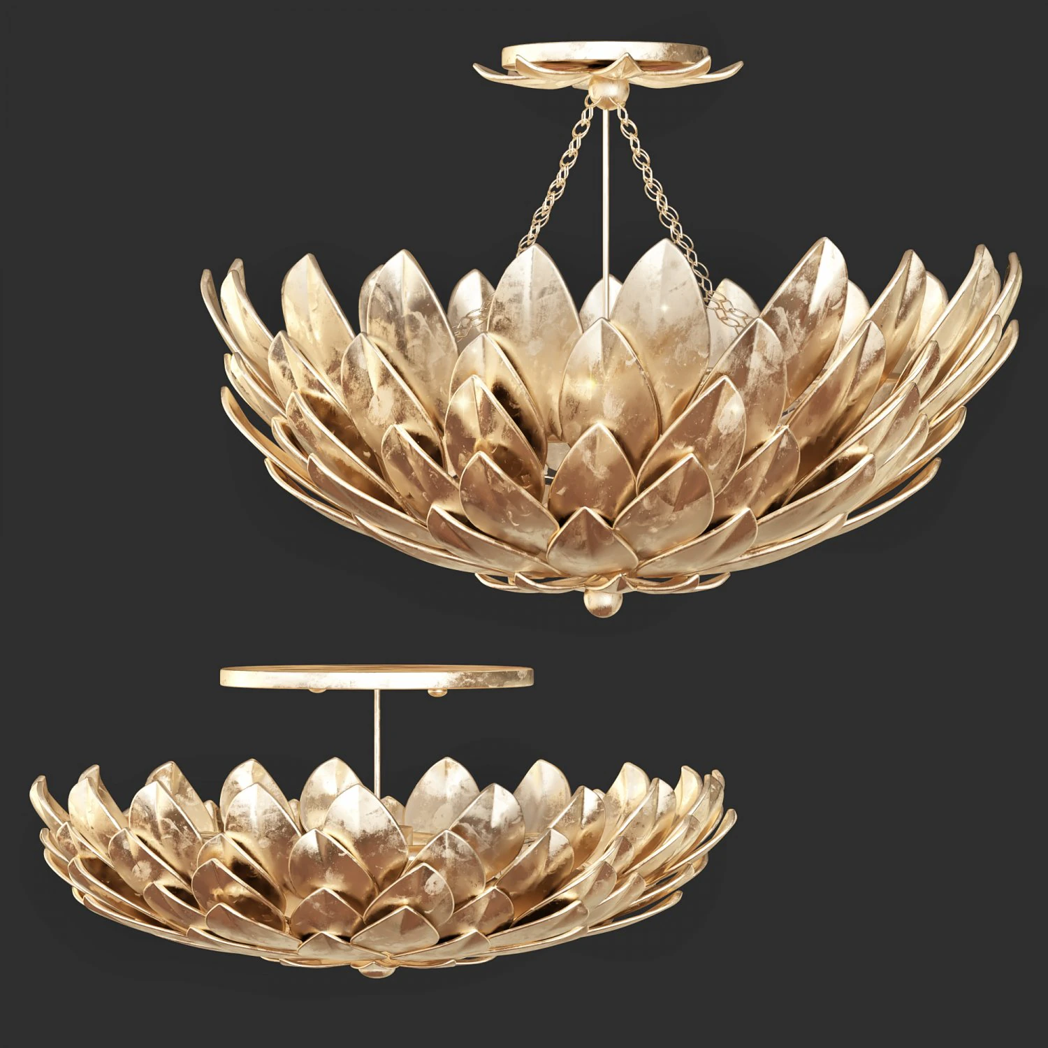 ceiling light 122 3D Model .c4d .max .obj .3ds .fbx .stl .blend 