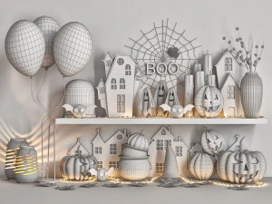 декоративний набір 35 3D Модель