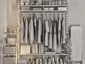 closet 107 3D Model