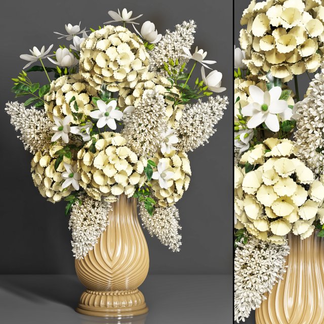 bouquet set 111 3D 모델 .c4d .max .obj .3ds .fbx .stl .blend 