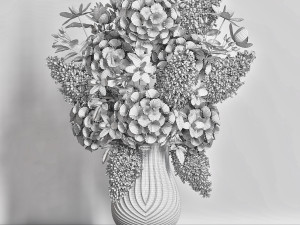 bouquet set 111 3D 모델