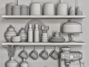kitchen accessory 09 3D Model