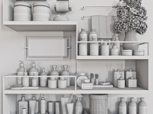 bathroomset 110 3D 모델