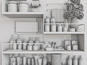 bathroomset 110 3D Model