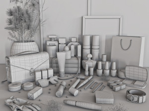 decorative set 36 3D 모델