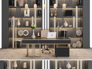 m&oacute;veis de escrit&oacute;rio 22 Modelo 3D