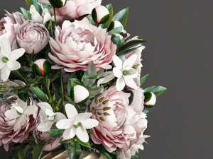 bouquet set 112 3D Model