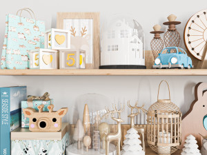 decorative set 36 Model 3D