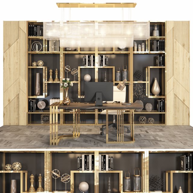 office furniture 21 3D मॉडल .c4d .max .obj .3ds .fbx .stl .blend 