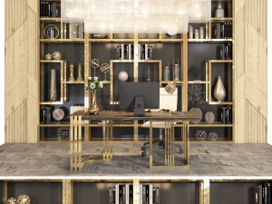 muebles de oficina 21 Modelo 3D