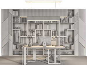 office furniture 21 3D मॉडल