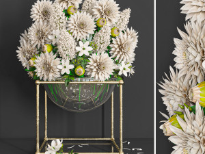 bouquet set 115 3Dモデル