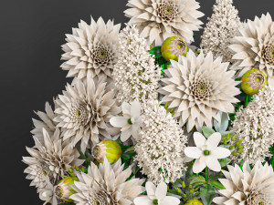 bouquet set 115 3D Модель