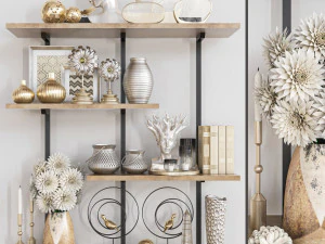 set dekoratif 38 Model 3D