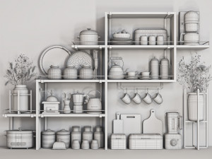 kitchen accessory 12 3D 模型
