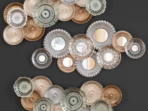 d&eacute;coration murale 26 Modèle 3D