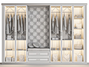wardrobe 124 Model 3D