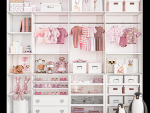 Wardrobe 127 3D Model