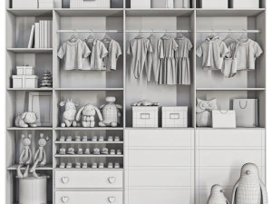 Wardrobe 127 3D Model