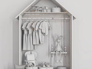 Wardrobe 130 3D-Modell