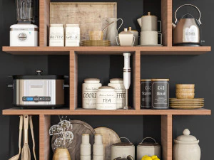 रसोई का सामान 15 3D मॉडल