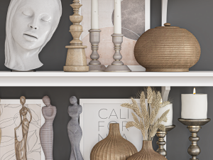 Decorative set 38 Model 3D