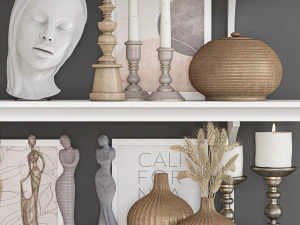 Conjunto decorativo 38 Modelo 3D