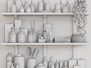 Bathroom set 112 3D Model
