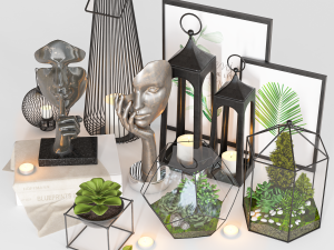 Decorative Set 41 3D Модель