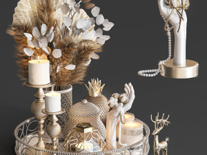 Decorative set 43 3D 모델