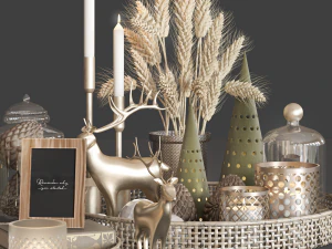 Decorative set 44 3D Model