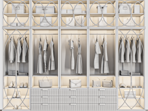 Wardrobe 127 3D Model