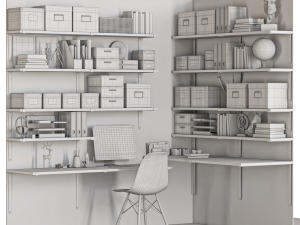 Office furniture 26 3D मॉडल