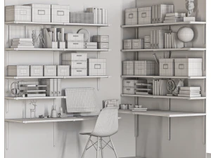 Office furniture 26 3D Model