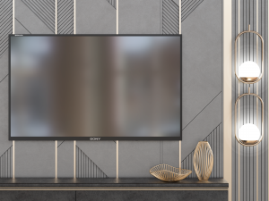 Tv Wall 22 3D Модель
