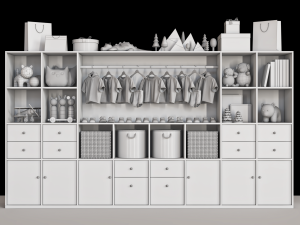 Wardrobe 129 3D Model