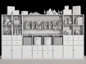 Wardrobe 129 3D Model
