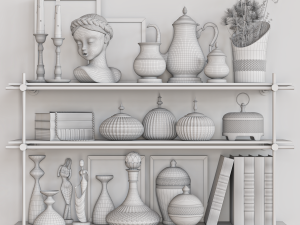 Decorative set 39 Modello 3D