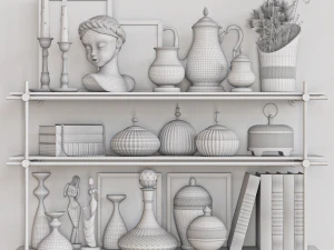 Decorative set 39 3D Model