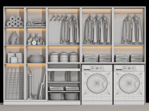 Set biancheria 104 Modello 3D