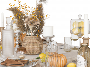 Table setting104 Model 3D
