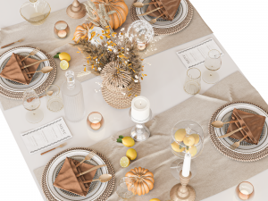 Table setting104 Model 3D