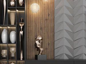 Tv Wall 25 3D Model