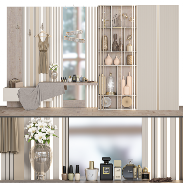 Wardrobe 141 Model 3D .c4d .max .obj .3ds .fbx .stl .blend 