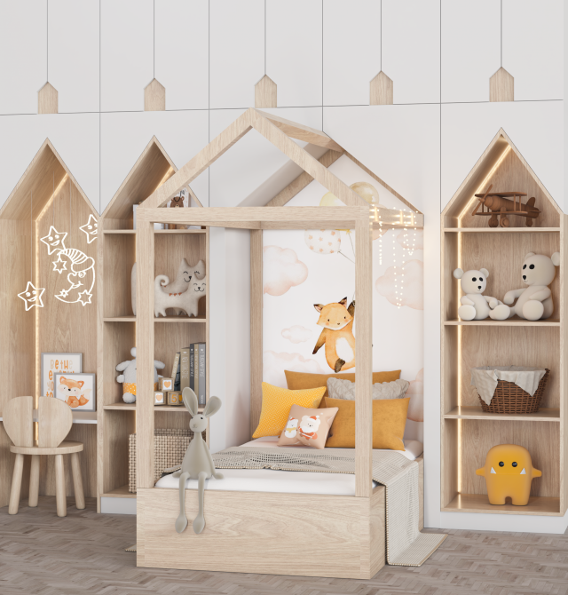 Decorative set 46 3D Model .c4d .max .obj .3ds .fbx .stl .blend 
