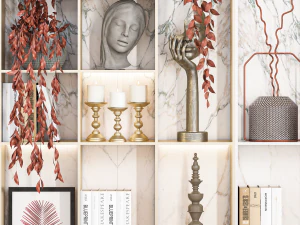 Zestaw dekoracyjny48 Model 3D